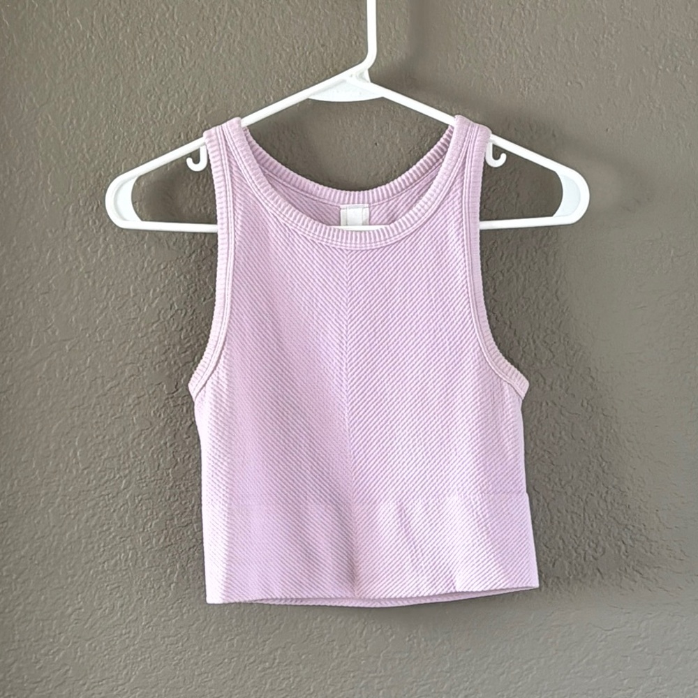 Lavender Ribbed Tank Top